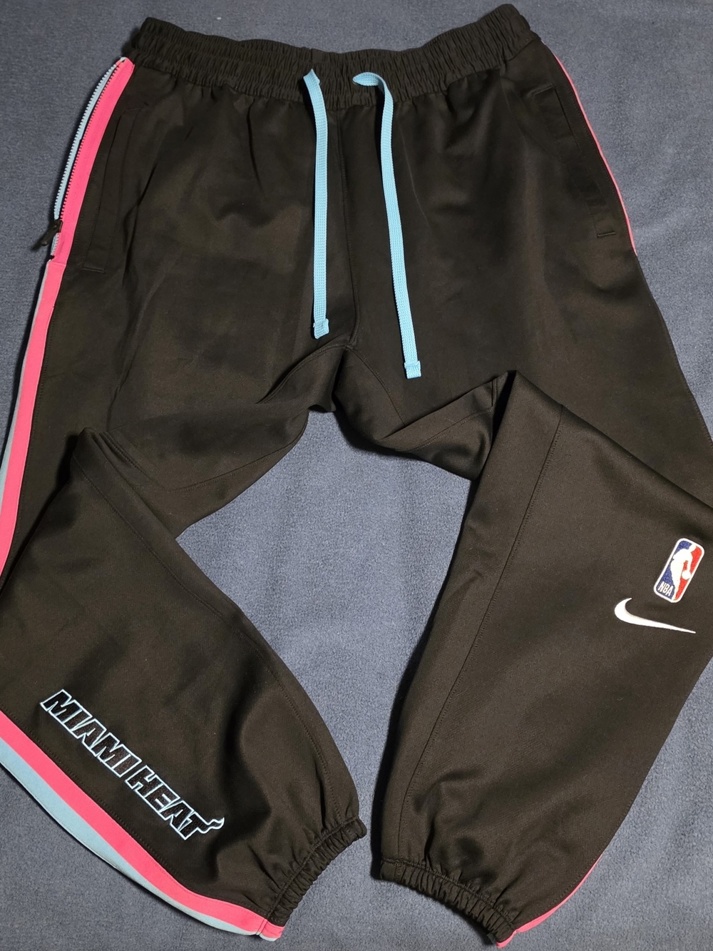 Nike Miami Heat Jogger Pants with Pink & Aqua Accents